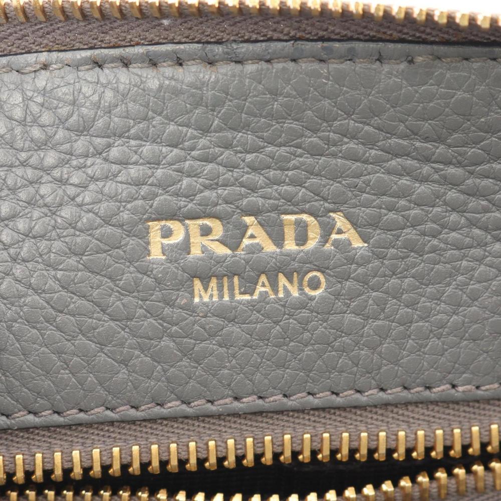 PRADA Gray Leather Bag - Picture 5 of 11